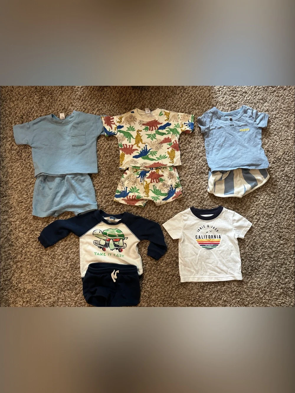 Boys 6-12 month sets